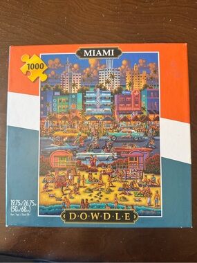 Buffalo Games Miami 1000 Piece Jigsaw Puzzle By Eric Dowdle Complete